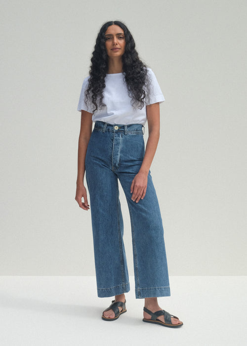 Sailor Pants - Cowboy Blue Denim - Jesse Kamm