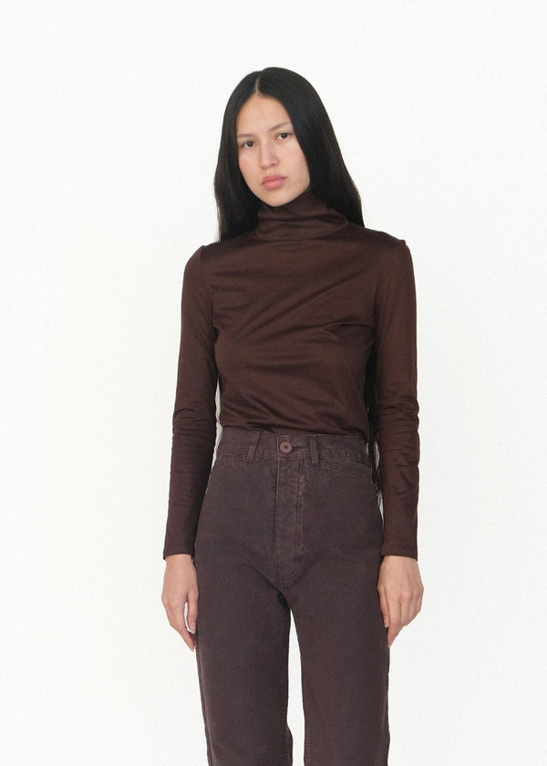Classic Turtleneck - Raisin