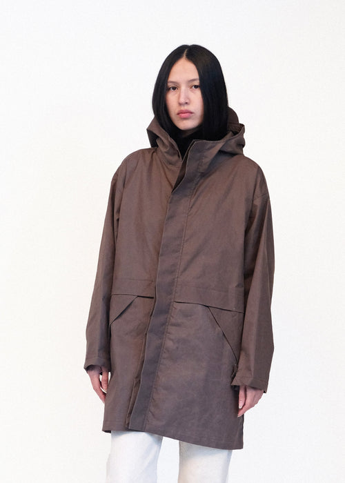 Oversized Andover Jacket - Loam - Jesse Kamm