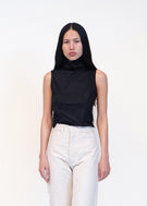 Sleeveless Turtleneck - Black - Jesse Kamm