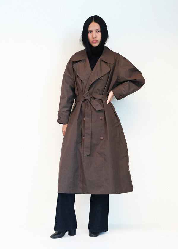 Car Coat - Loam Waxed Cotton