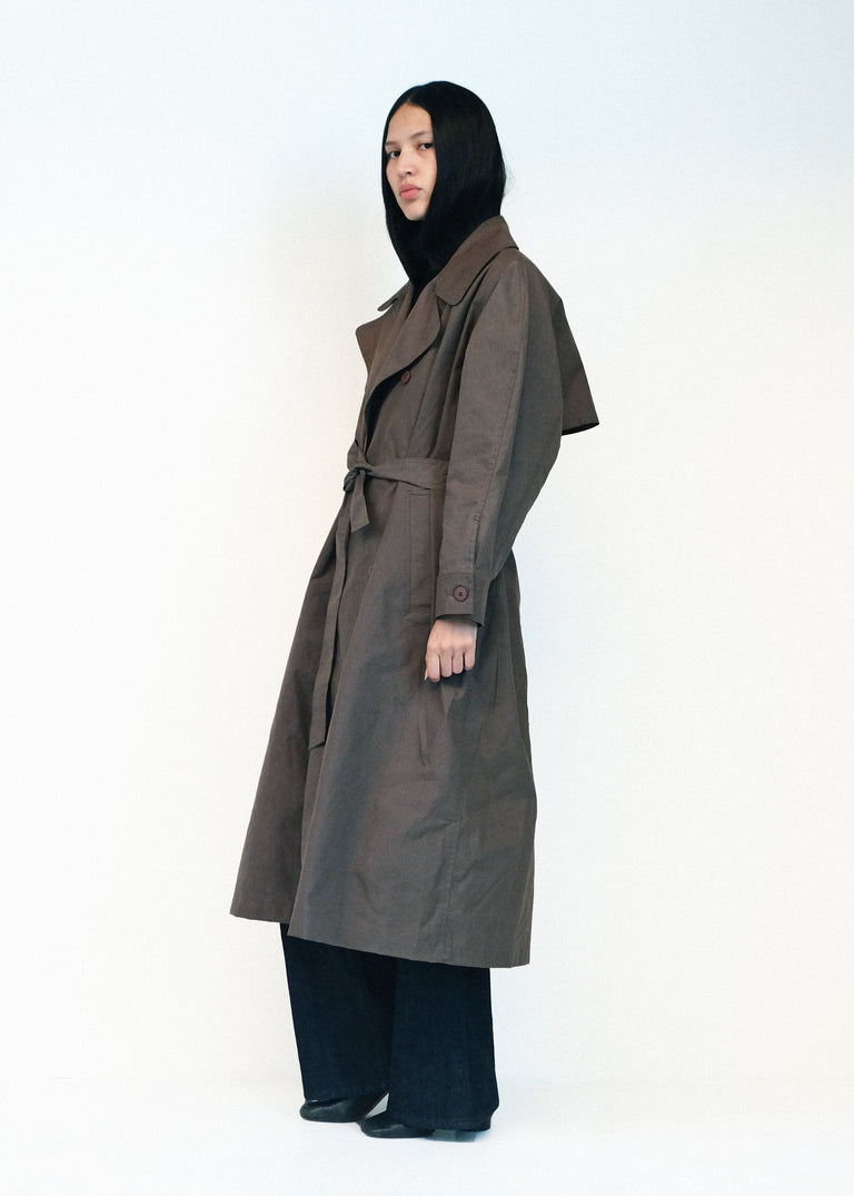Car Coat - Loam Waxed Cotton - Jesse Kamm
