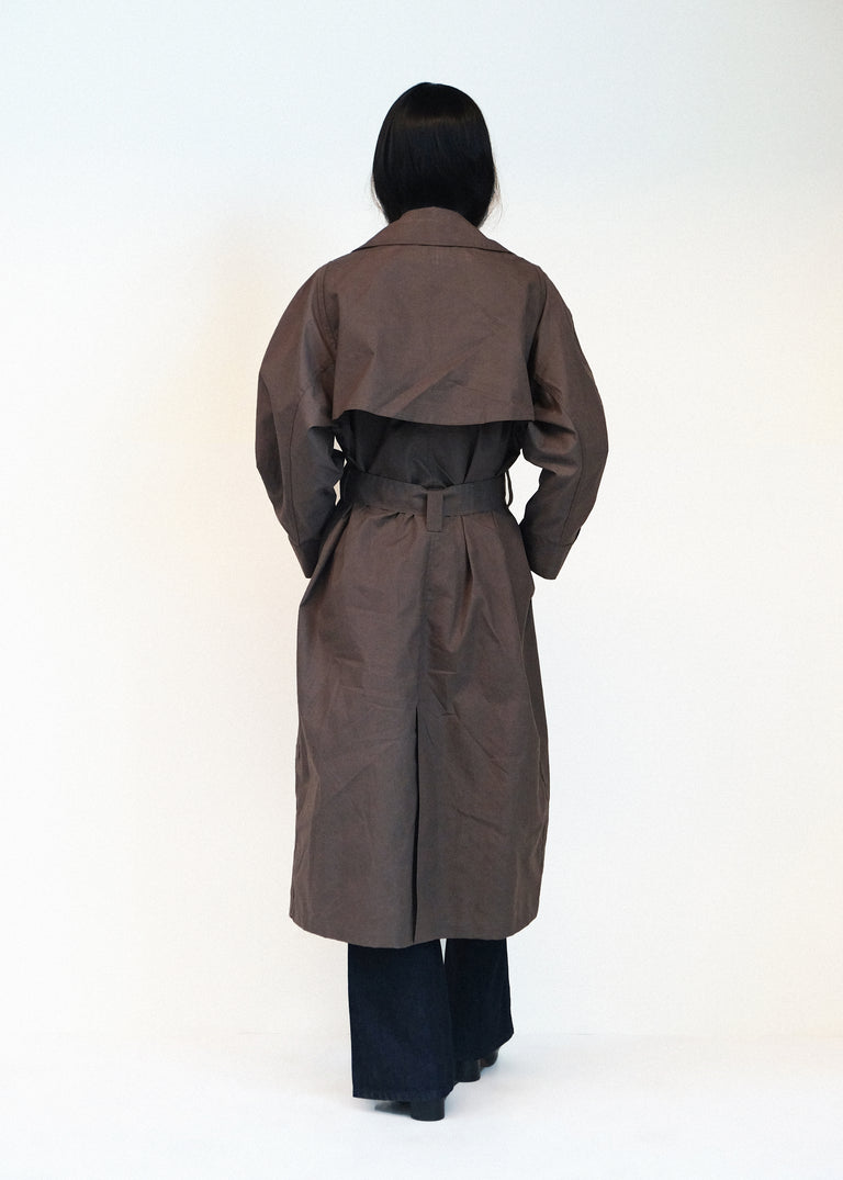 Car Coat - Loam Waxed Cotton - Jesse Kamm