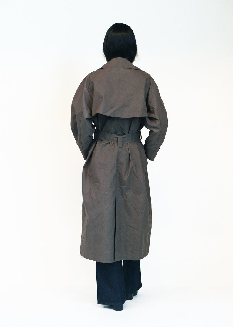 Car Coat - Loam Waxed Cotton - Jesse Kamm