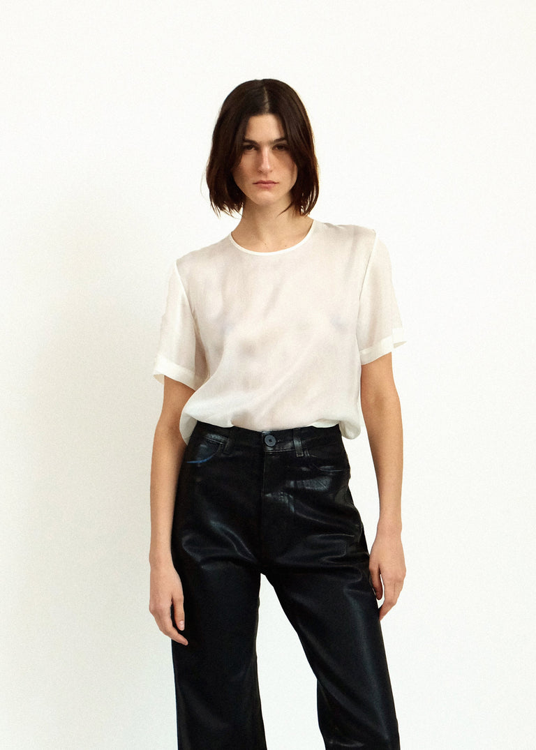 Steinem T-Shirt - Ivory - Jesse Kamm