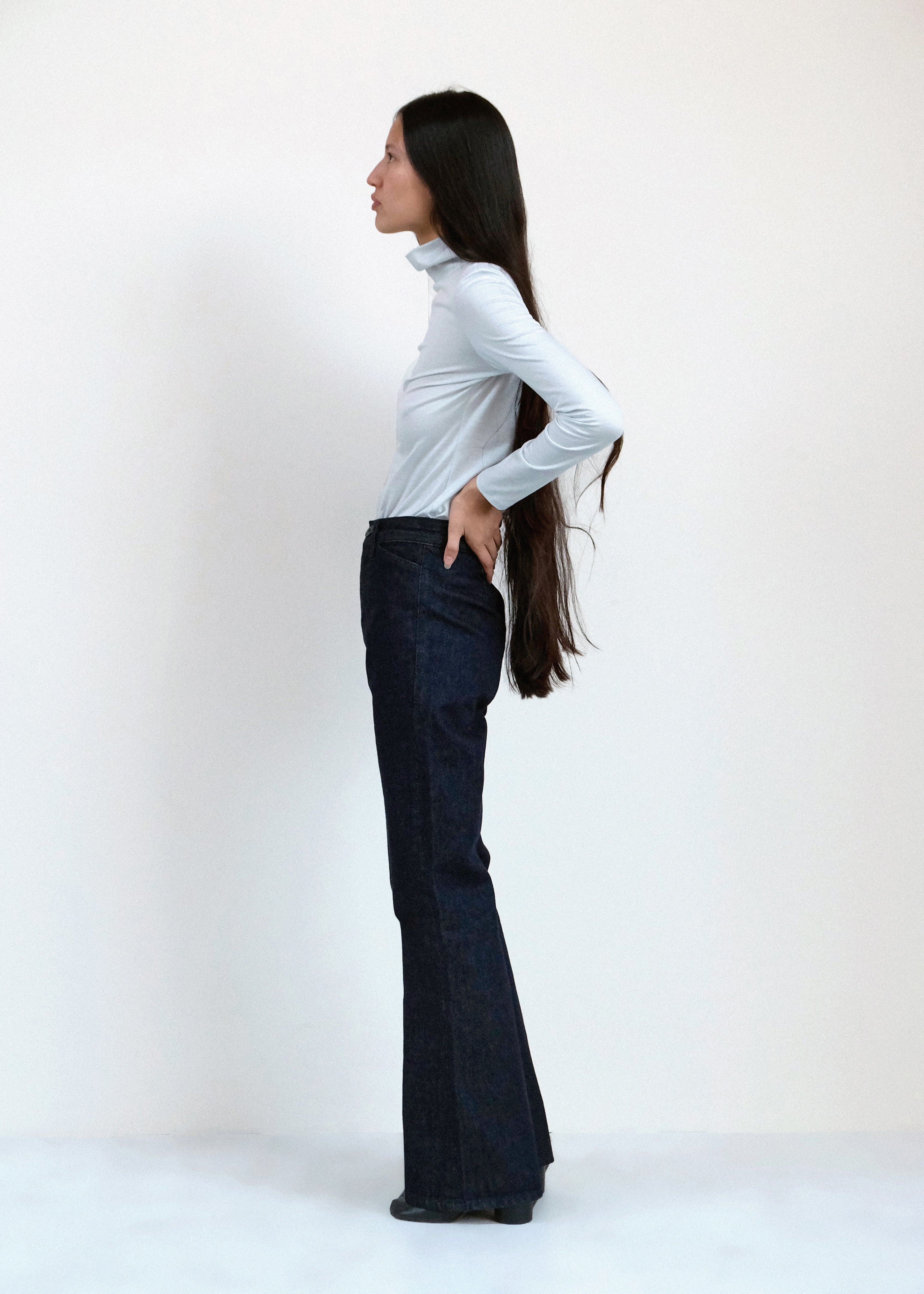 Les Deux Pants - Dark Blue + Dark Blue Stitch - Jesse Kamm
