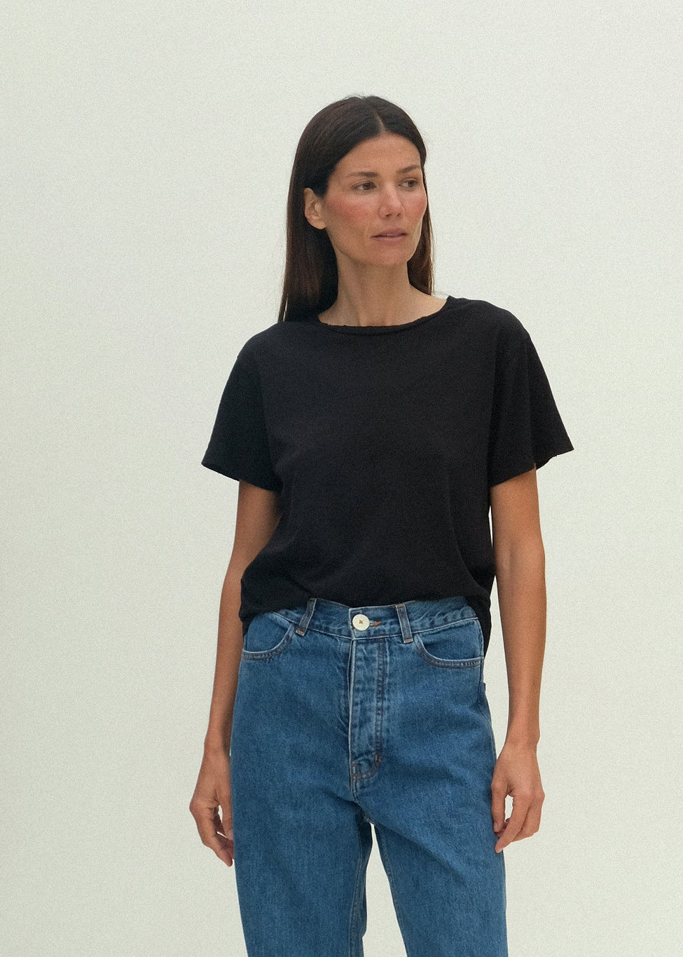 Bowery Tee - Black - Jesse Kamm
