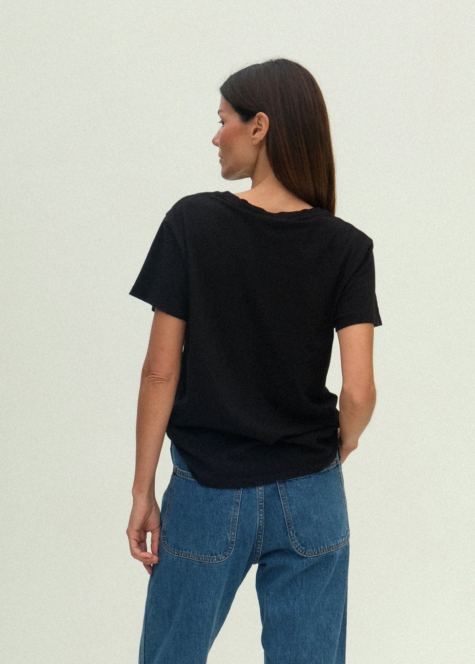 Bowery Tee - Black - Jesse Kamm