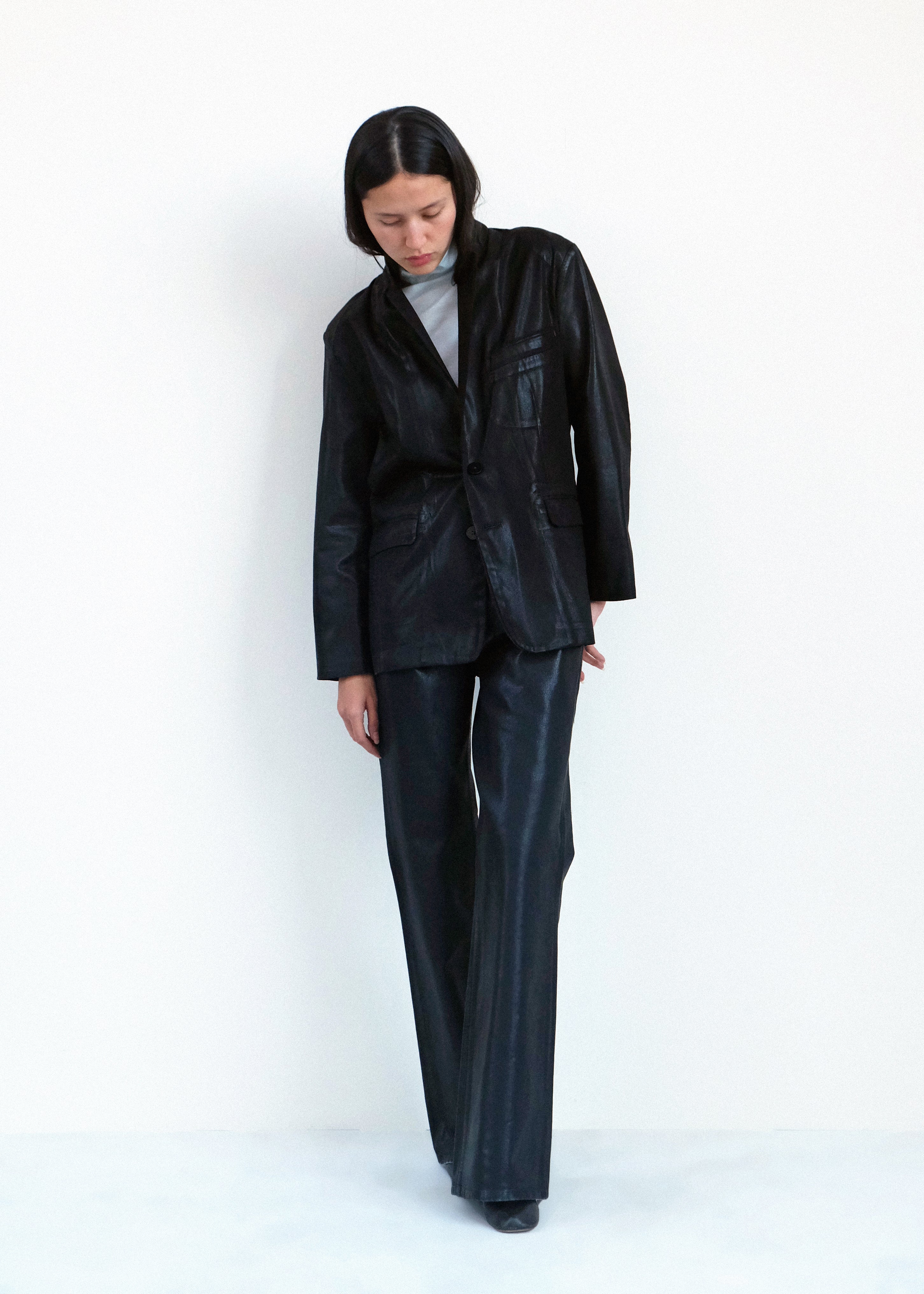 Fianna Blazer - Black Lacquer - Jesse Kamm