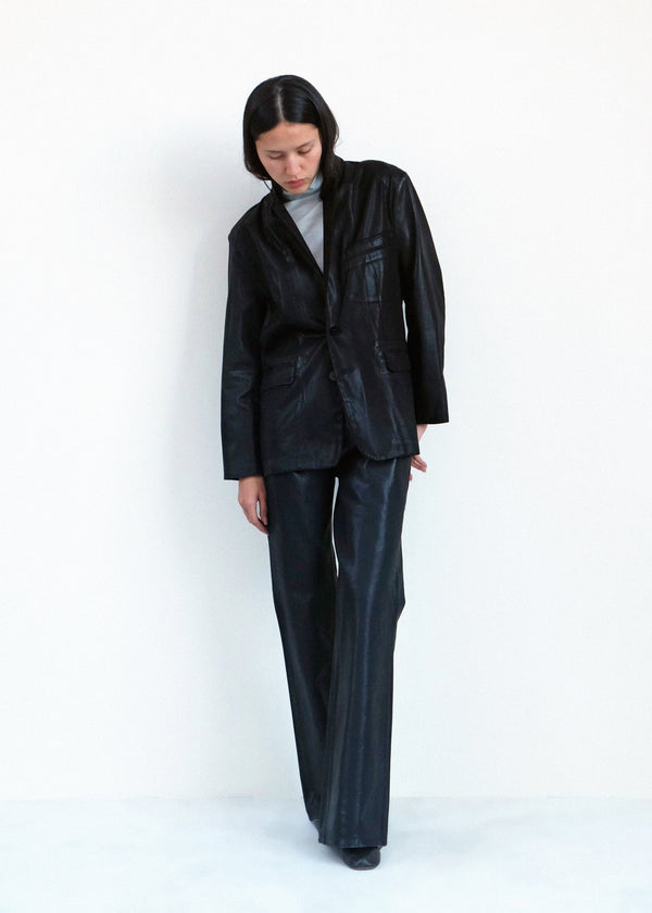 Fianna Blazer - Black Lacquer