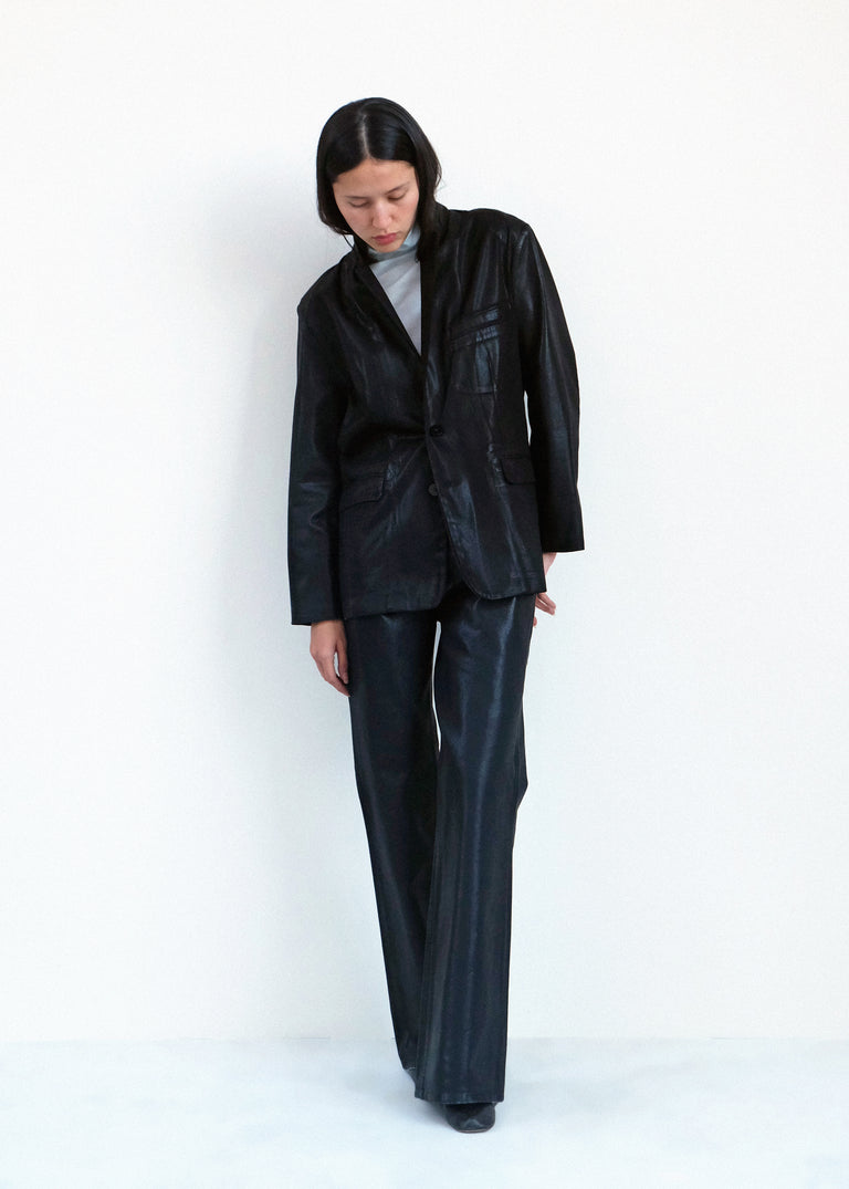 Fianna Blazer - Black Lacquer - Jesse Kamm