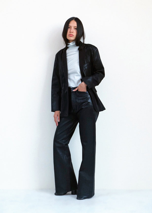 Fianna Blazer - Black Lacquer
