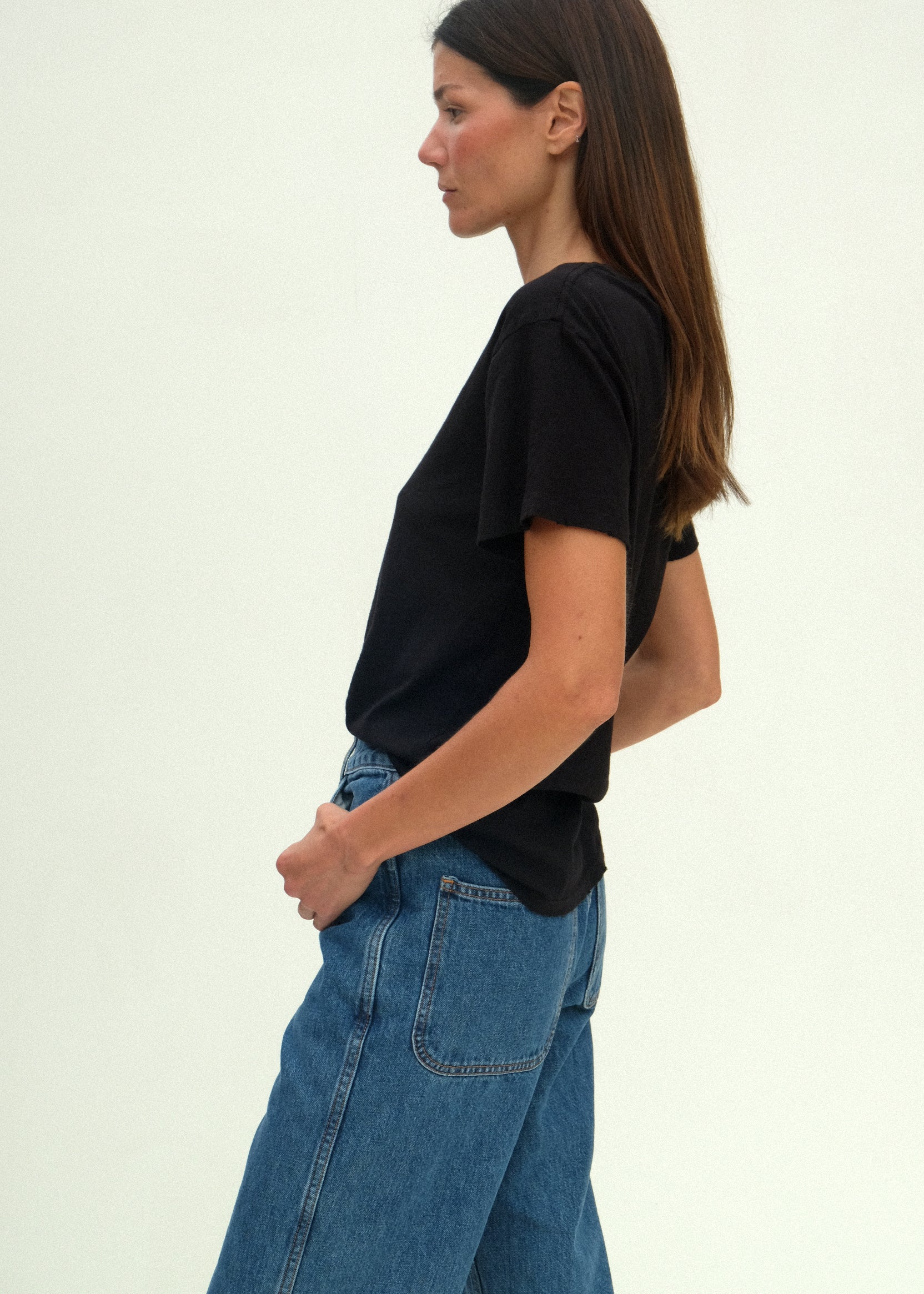 Bowery Tee - Black - Jesse Kamm