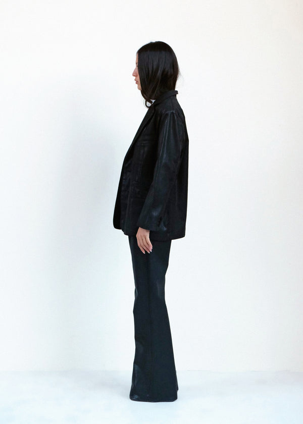 Fianna Blazer - Black Lacquer