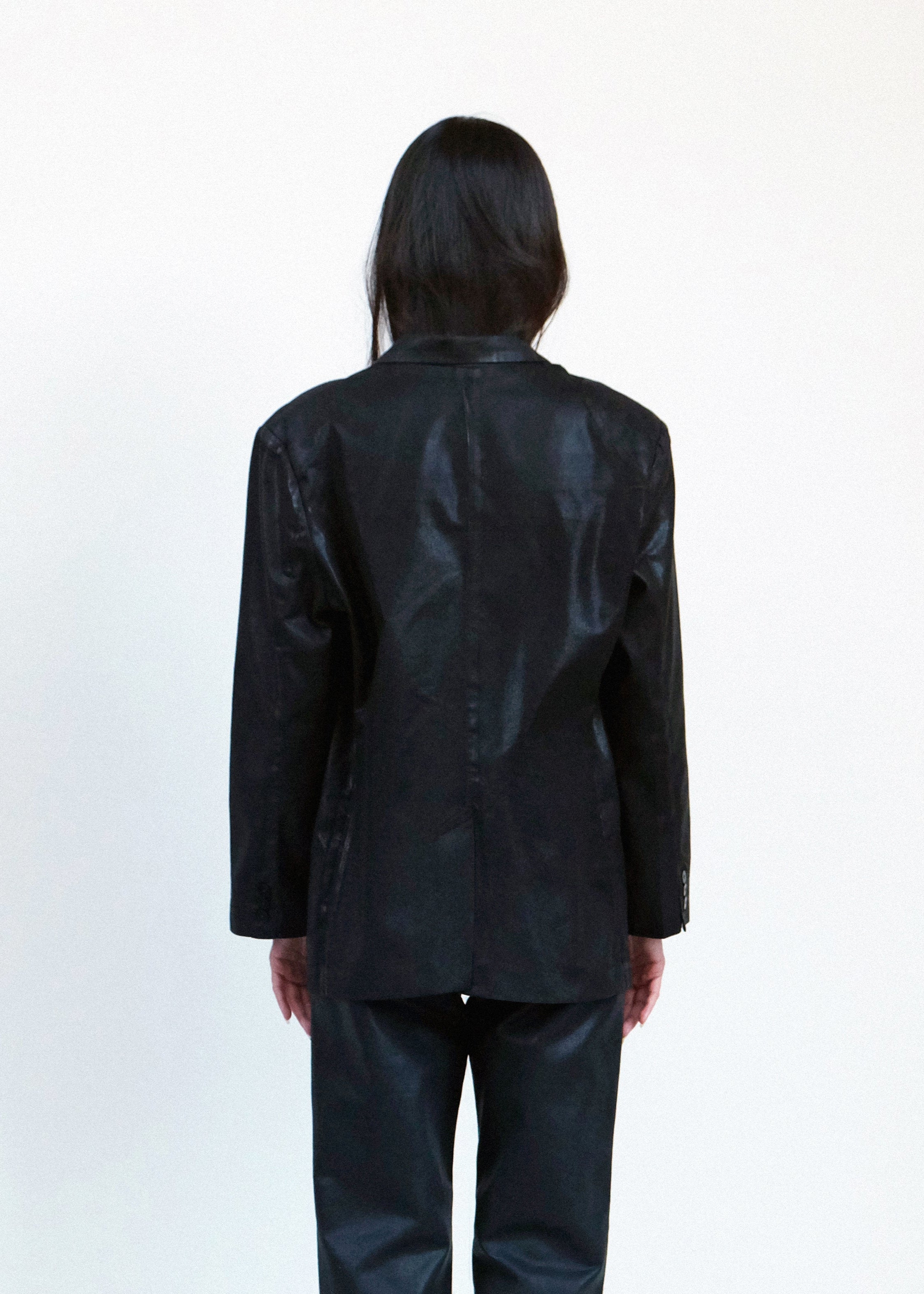 Fianna Blazer - Black Lacquer - Jesse Kamm