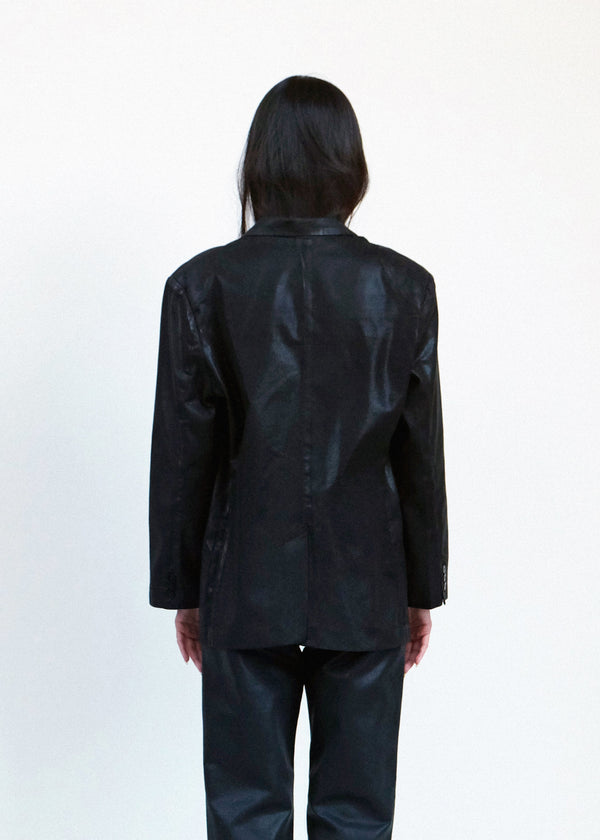 Fianna Blazer - Black Lacquer