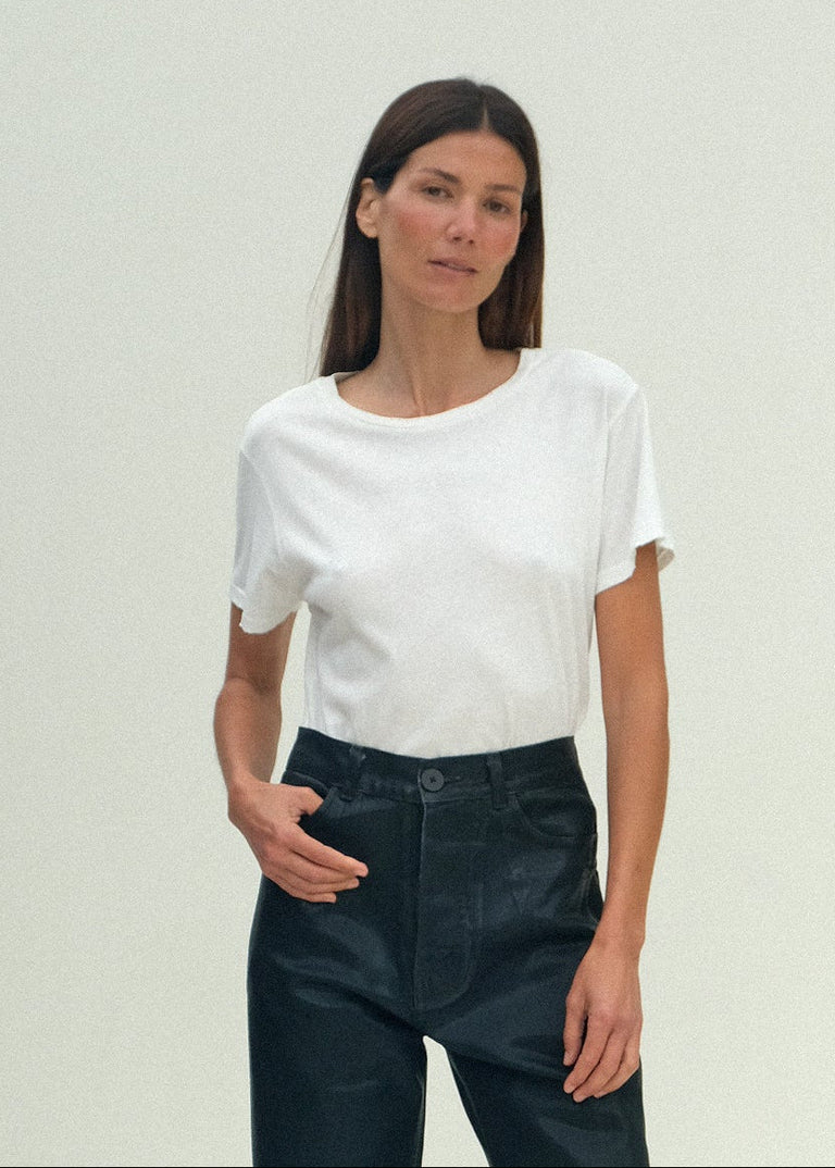 Bowery Tee - Salt - Jesse Kamm