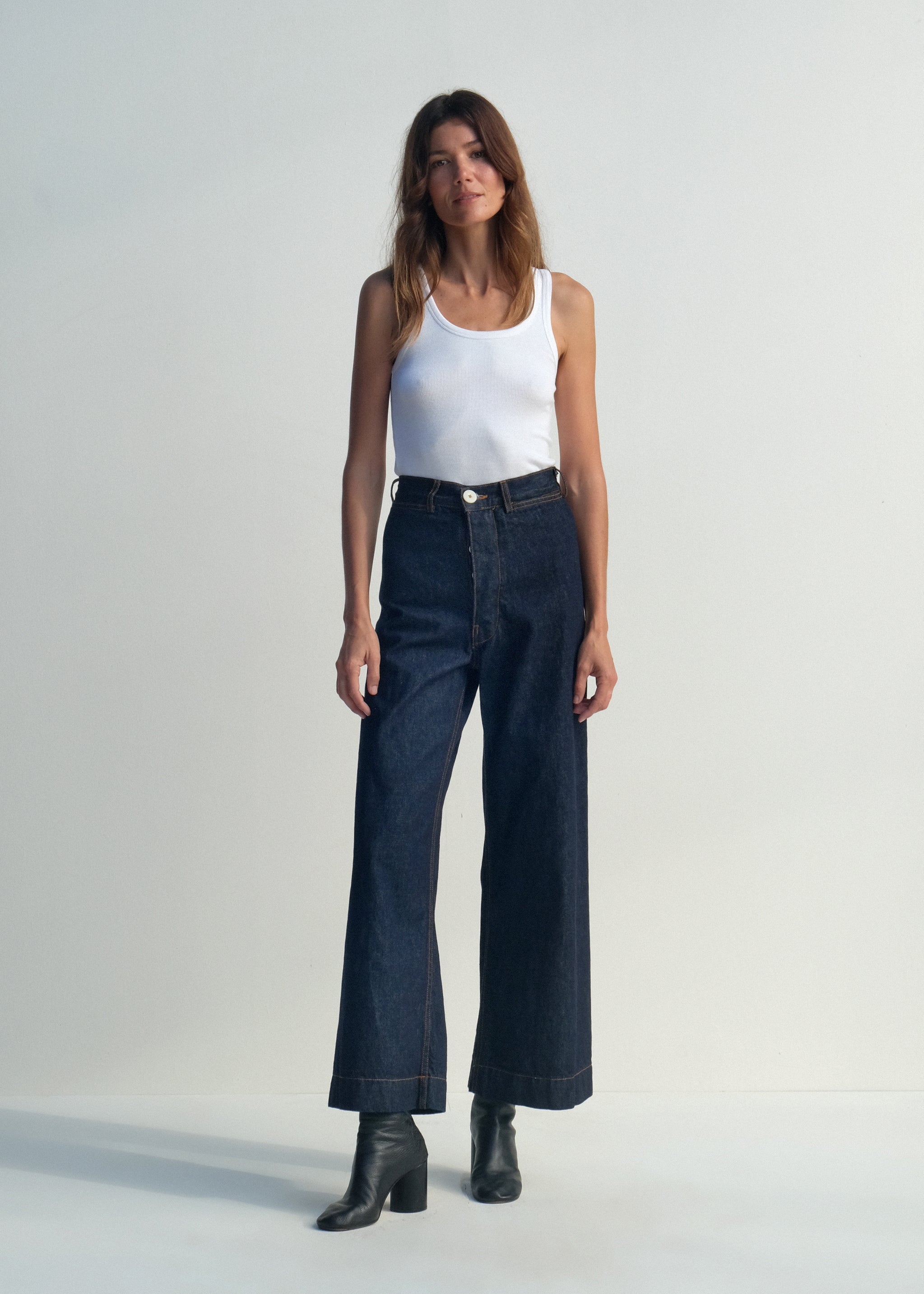 Sailor Pants - Dark Blue Denim - Jesse Kamm