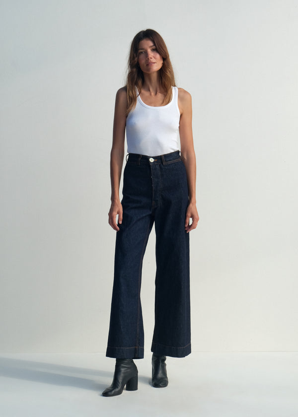 Sailor Pants - Dark Blue Denim