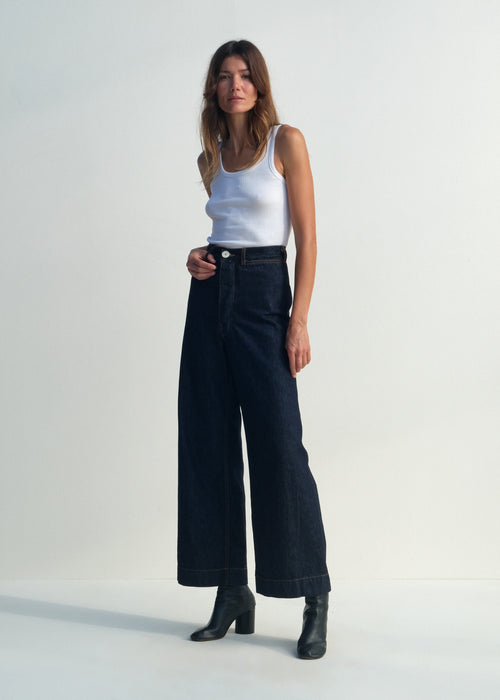 Sailor Pants - Dark Blue Denim - Jesse Kamm