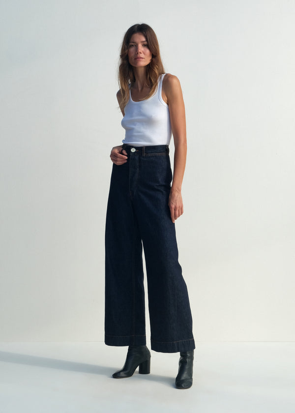 Sailor Pants - Dark Blue Denim