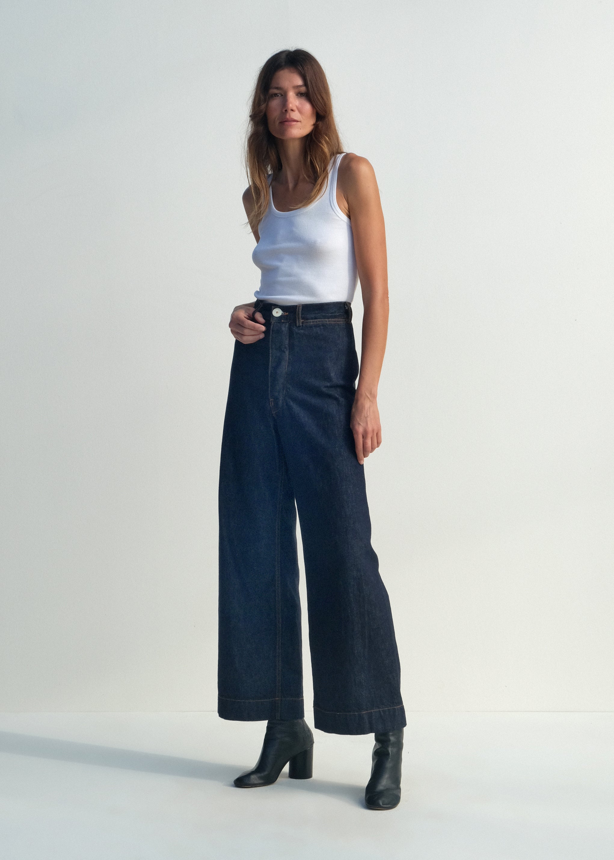 Sailor Pants - Dark Blue Denim - Jesse Kamm