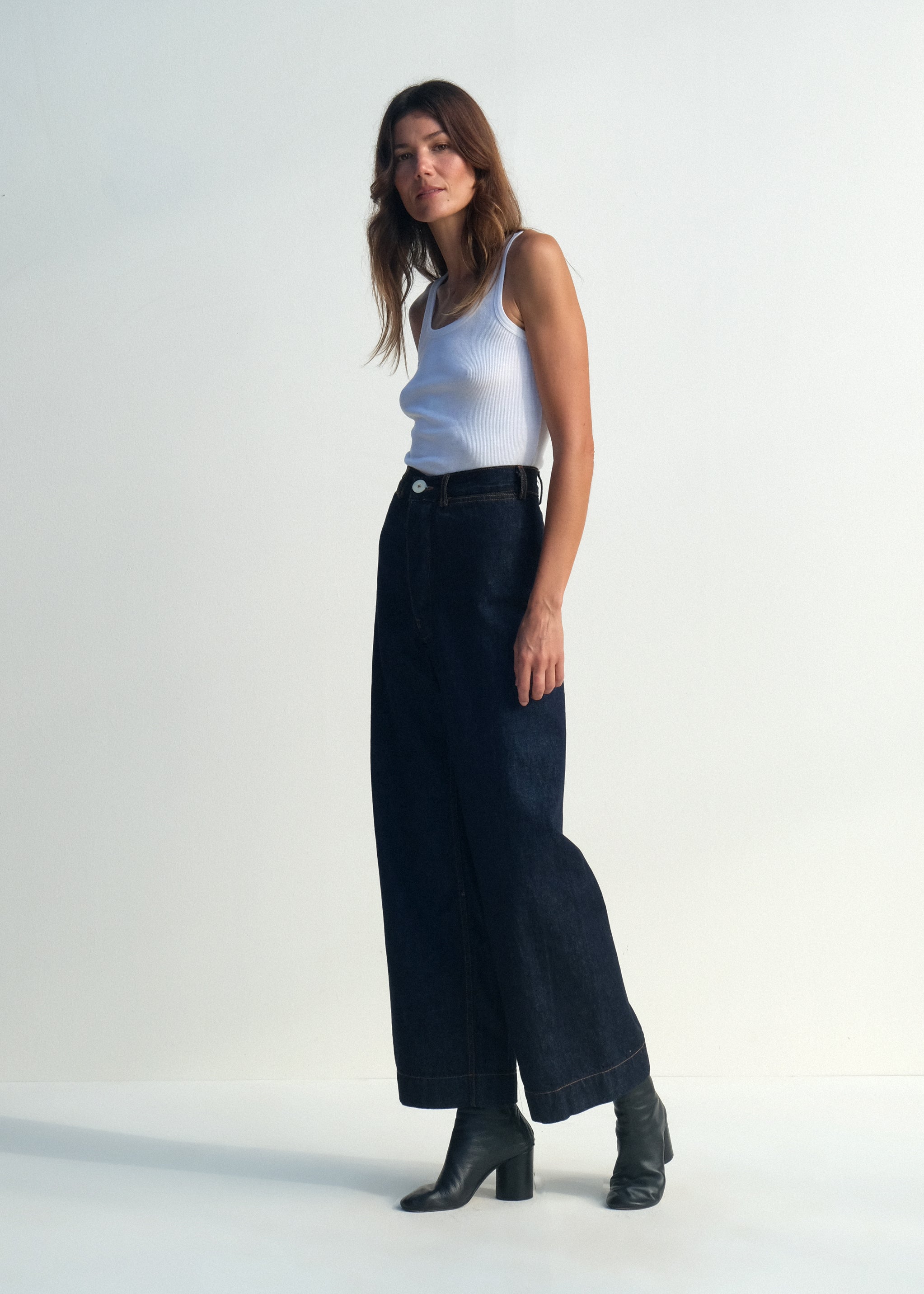 Sailor Pants - Dark Blue Denim - Jesse Kamm
