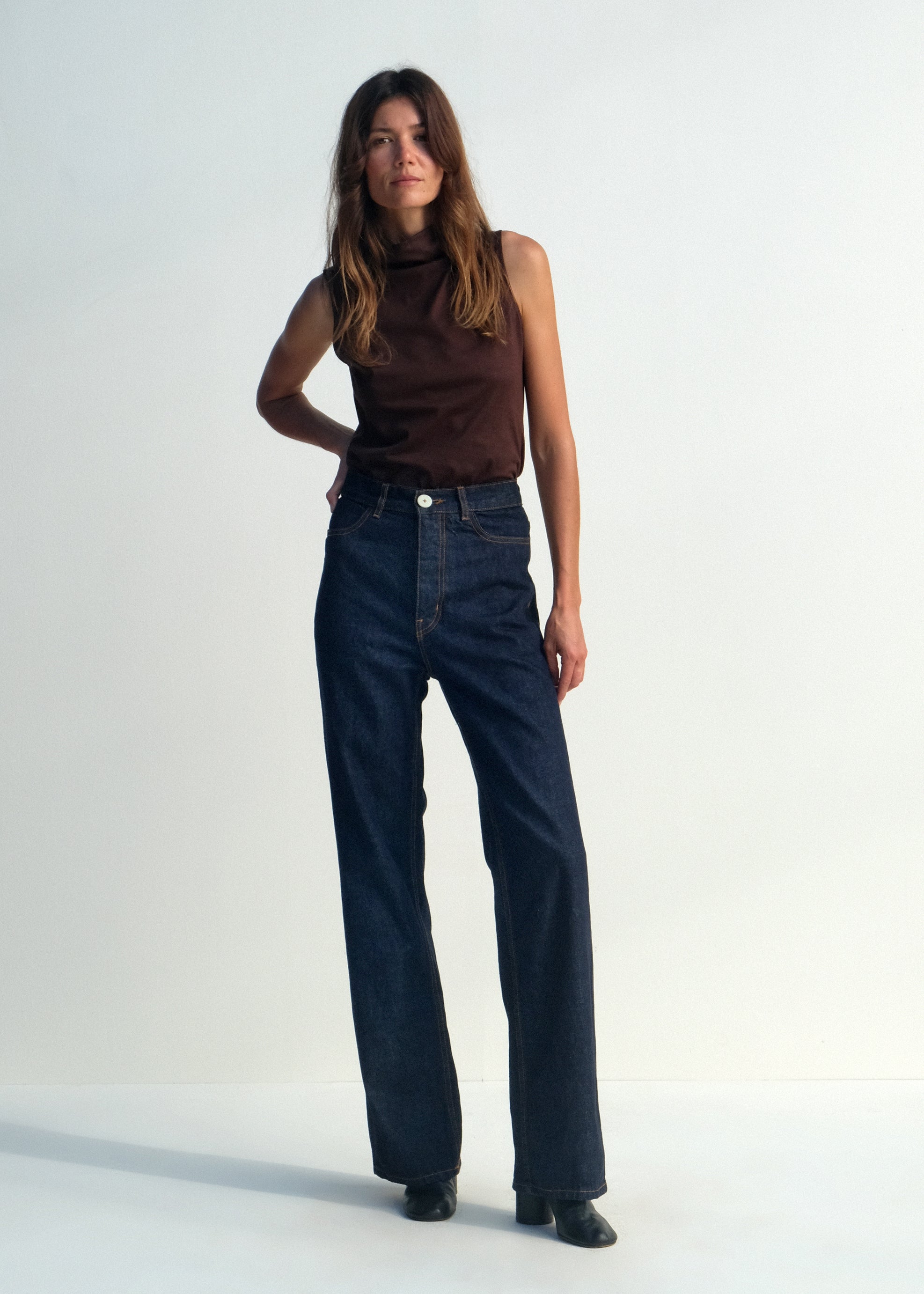 The Alta Jeans - Dark Blue Denim - Jesse Kamm