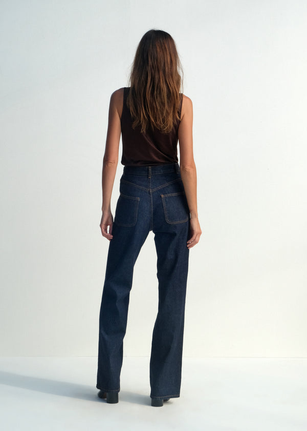 The Alta Jeans - Dark Blue Denim
