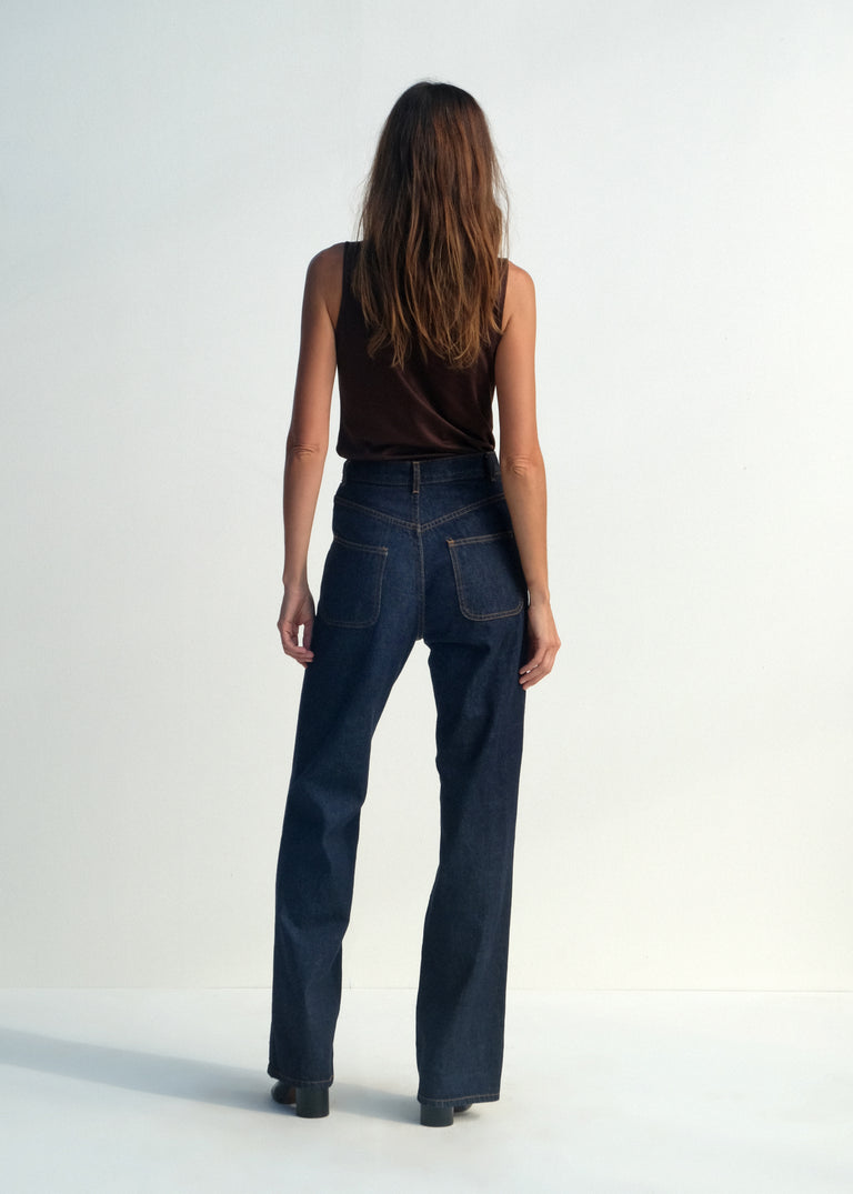 The Alta Jeans - Dark Blue Denim - Jesse Kamm