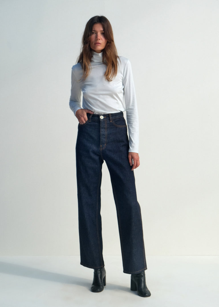 The 225's in Dark Blue Japanese Denim – Jesse Kamm