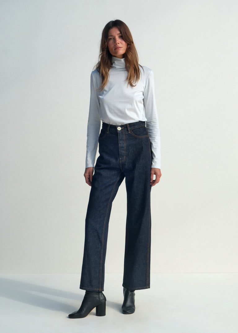 The 225's in Dark Blue Japanese Denim – Jesse Kamm