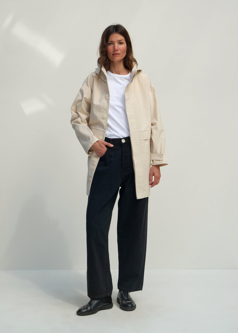 Oversized Andover Jacket - Natural - Jesse Kamm