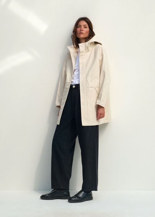 Oversized Andover Jacket - Natural - Jesse Kamm