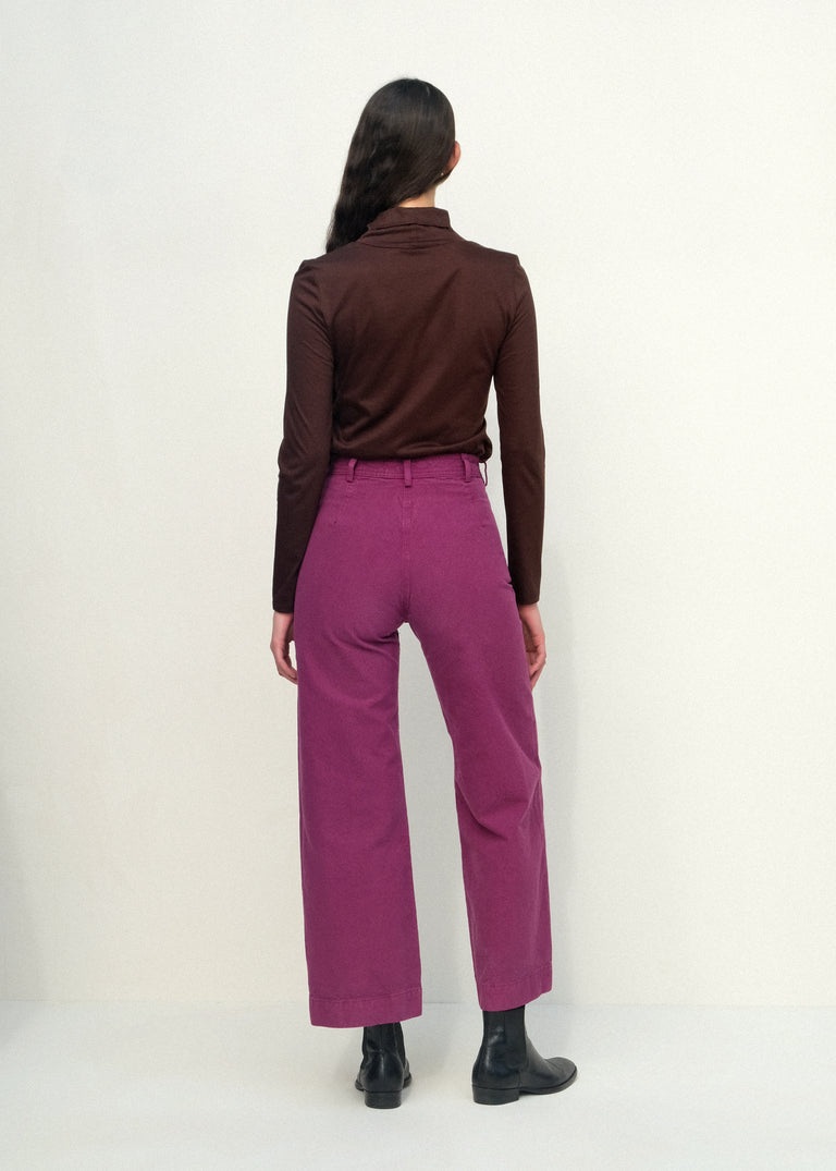 Classic Turtleneck - Chocolate - Jesse Kamm