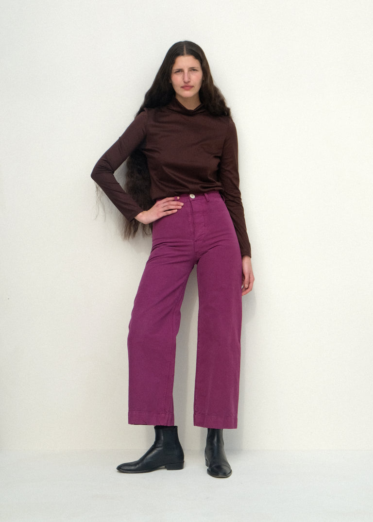 Sailor Pants - Beet - Jesse Kamm