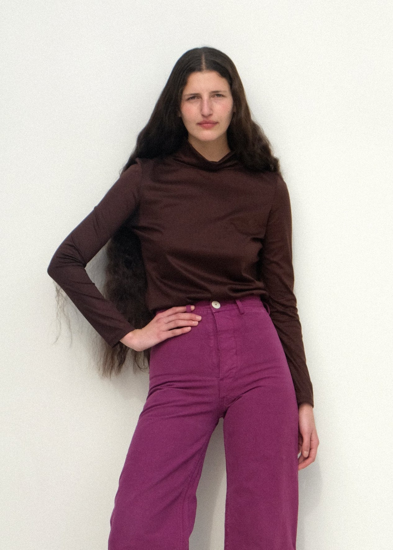 Classic Turtleneck - Chocolate - Jesse Kamm