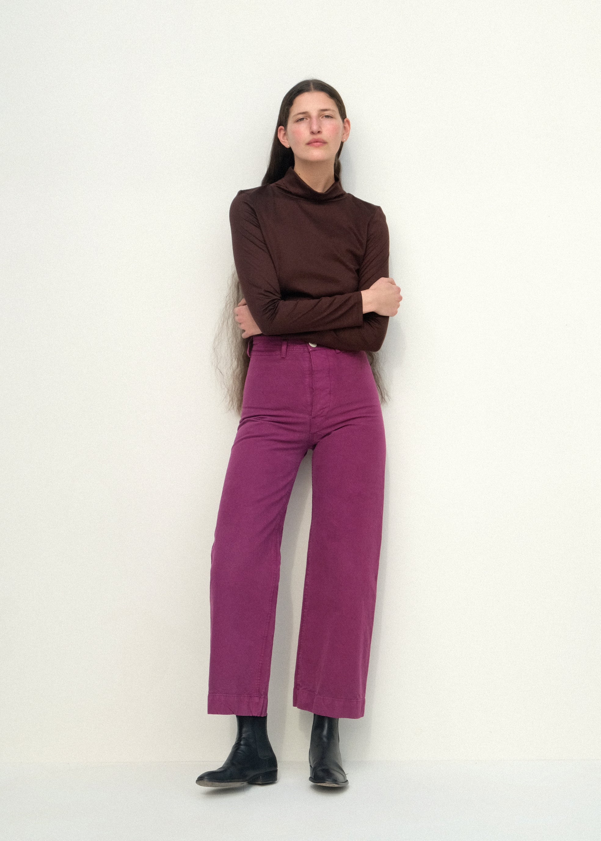 Sailor Pants - Beet - Jesse Kamm