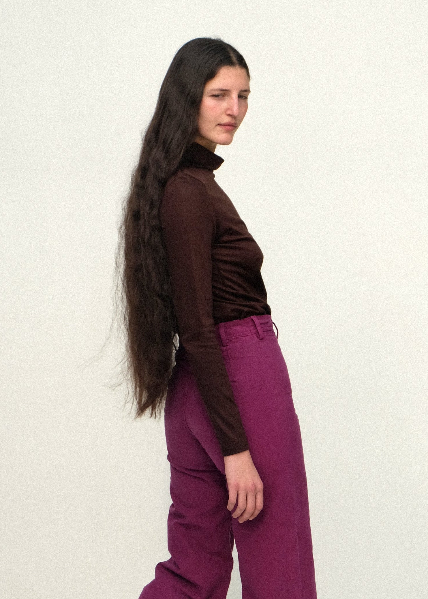 Classic Turtleneck - Chocolate - Jesse Kamm