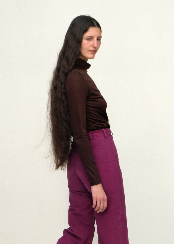 Classic Turtleneck - Chocolate