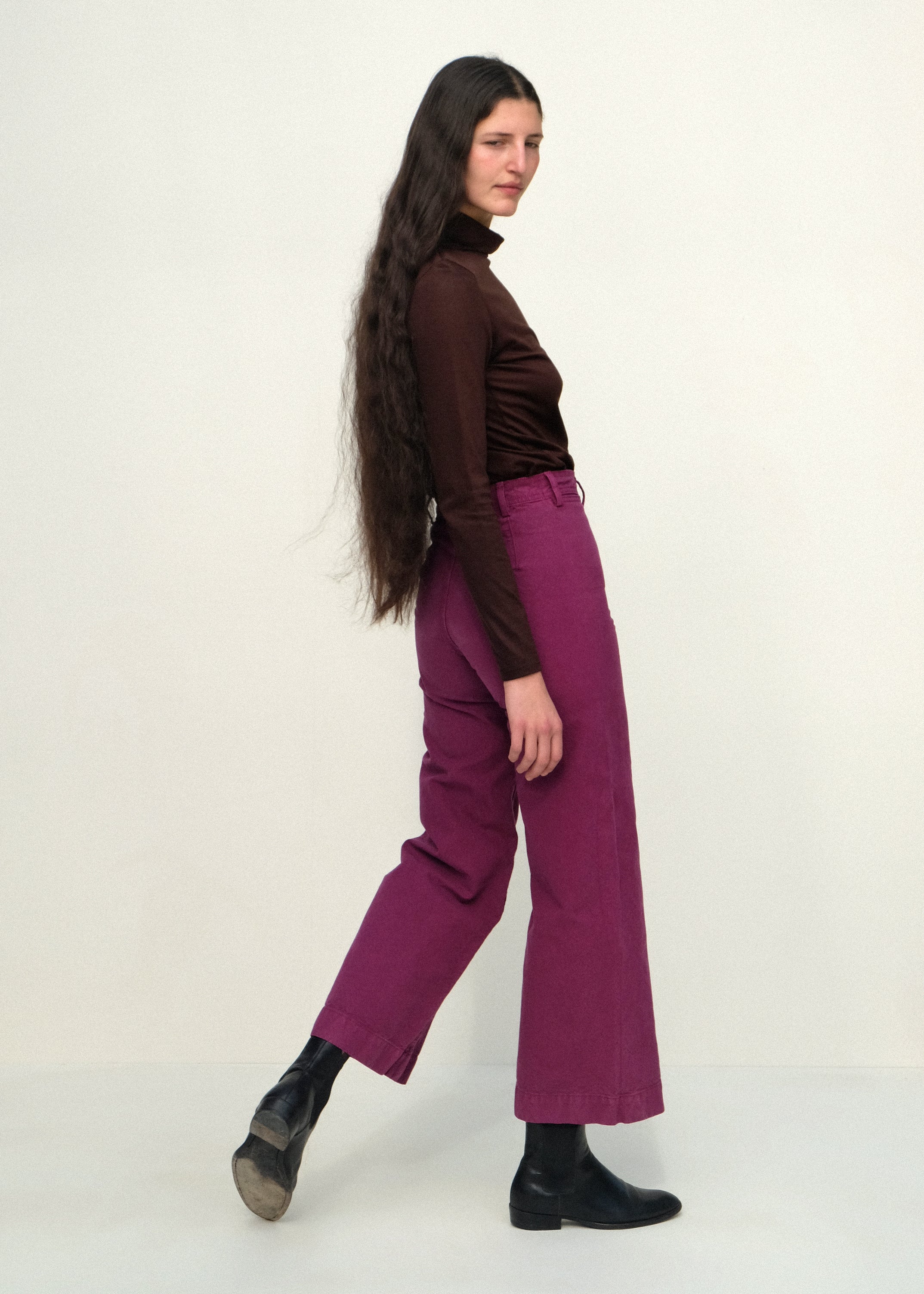 Sailor Pants - Beet - Jesse Kamm