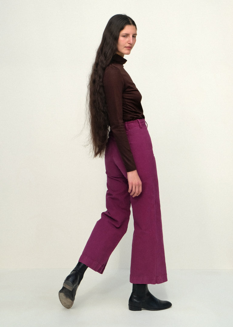 Sailor Pants - Beet - Jesse Kamm