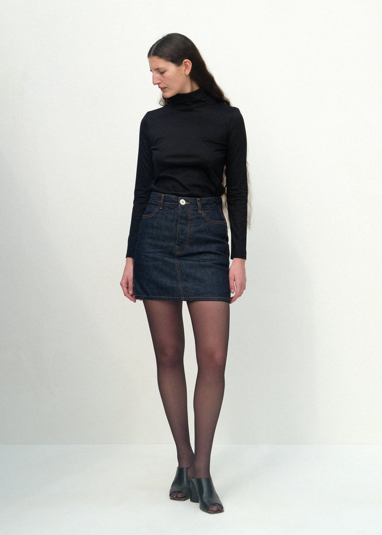 Classic Turtleneck - Black - Jesse Kamm