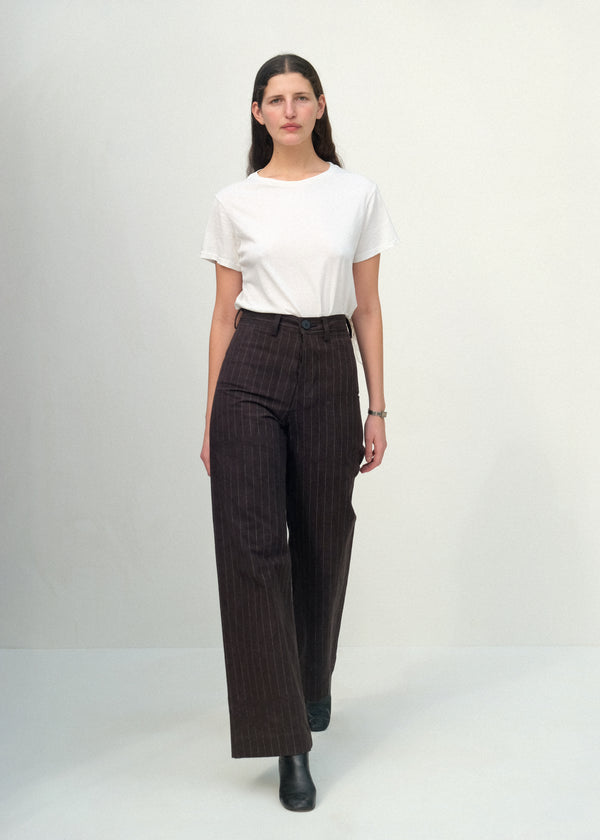 Sailor Pants - Graphite Pinstripe