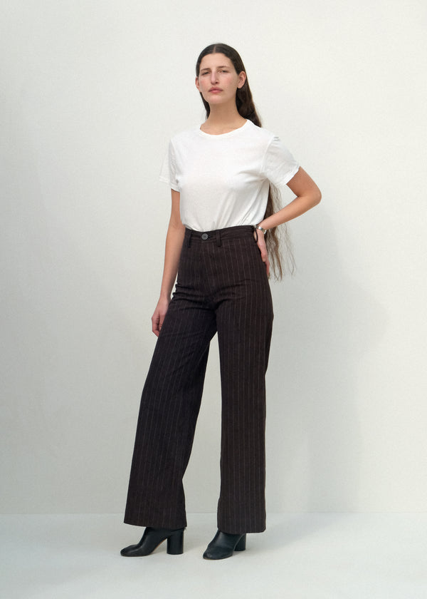 Sailor Pants - Graphite Pinstripe