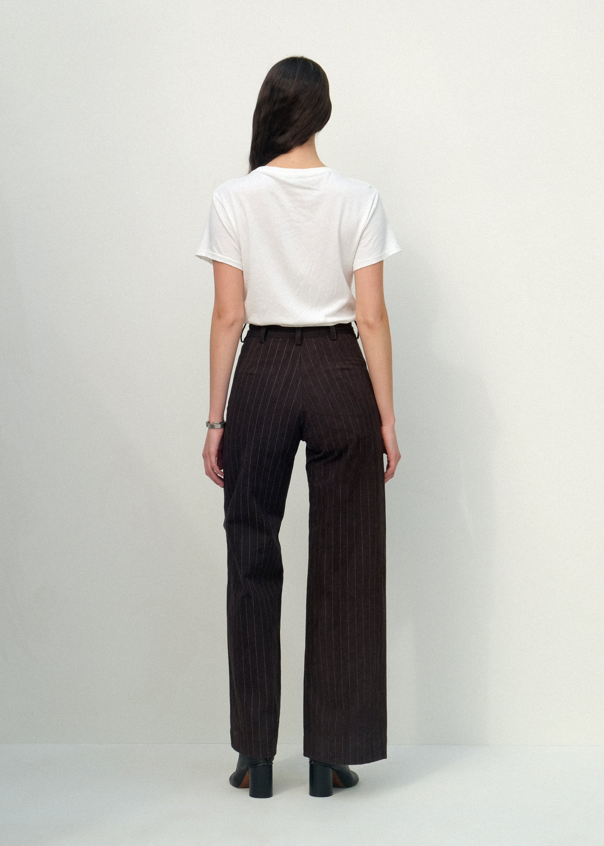 Sailor Pants - Graphite Pinstripe - Jesse Kamm