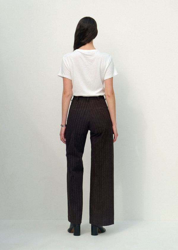 Sailor Pants - Graphite Pinstripe