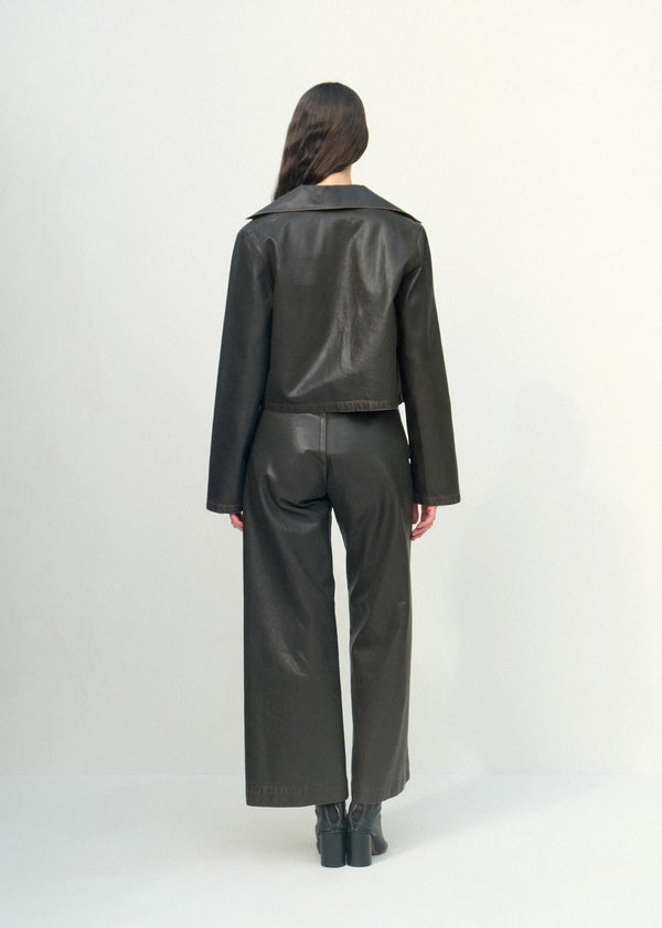 The Jones Jacket - Brown Lacquer
