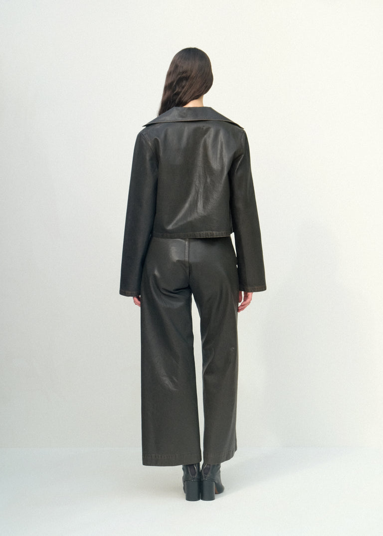 The Jones Jacket - Brown Lacquer - Jesse Kamm
