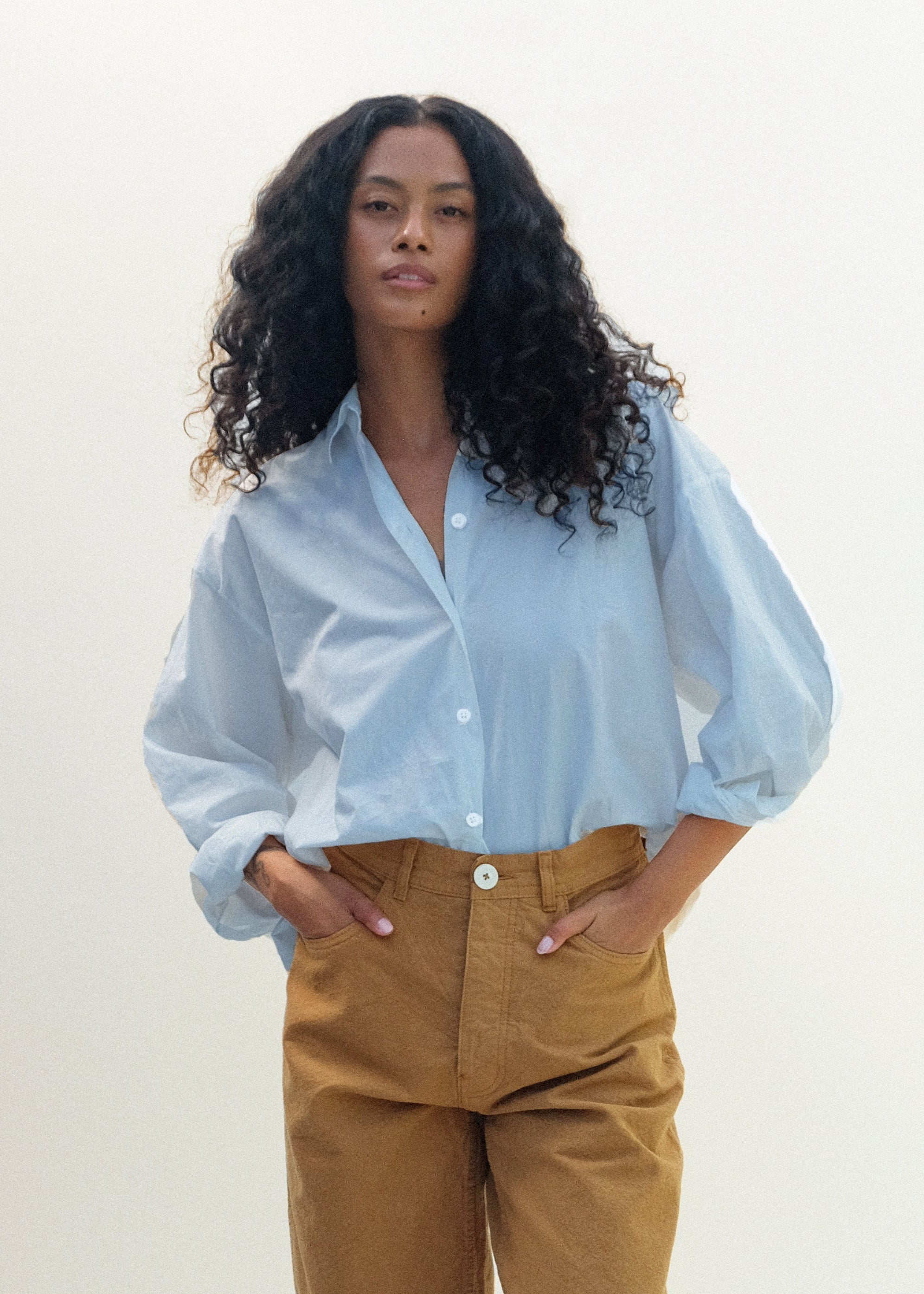 Alberta Shirt - Smokey Blue - Jesse Kamm
